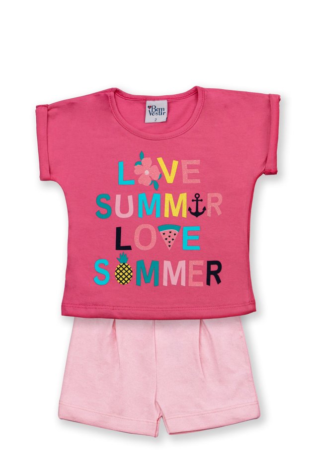 1 1923 conjunto infantil menina blusa em meia malha bem vestir conjunto