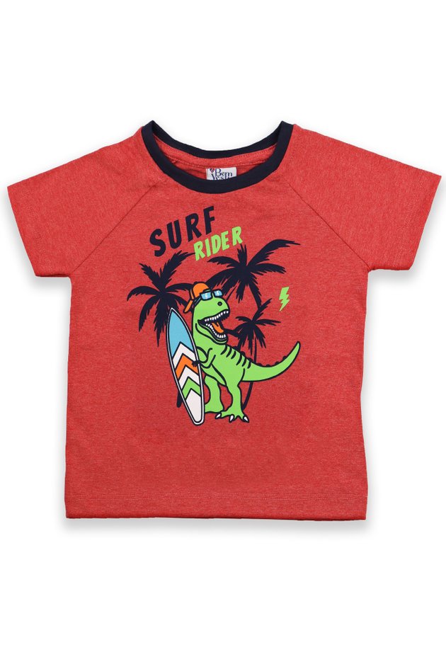 1 2346 camiseta bebe menino em meia malha bem vestir ppo