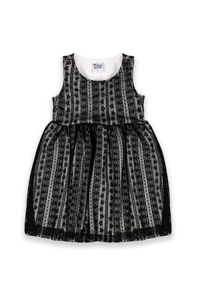 1 2447 vestido bebe menina regata com renda bem vestir
