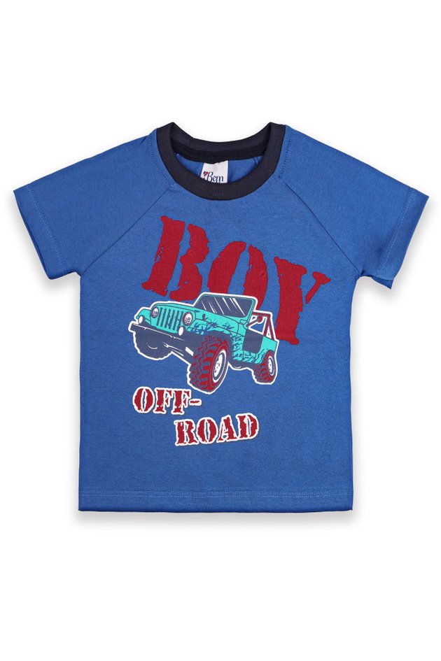 1 2458 camiseta bebe menino em meia malha bem vestir
