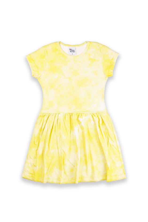 1 2551 vestido infantil menina em meia malha bem vestir