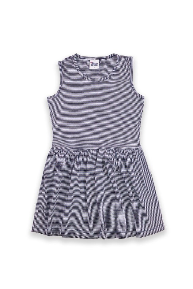 1 2539 vestido infantil menina regata em meia malha bem vestir