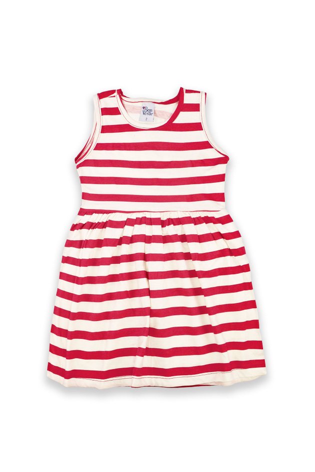 1 2787 vestido bebe menina em meia malha bem vestir