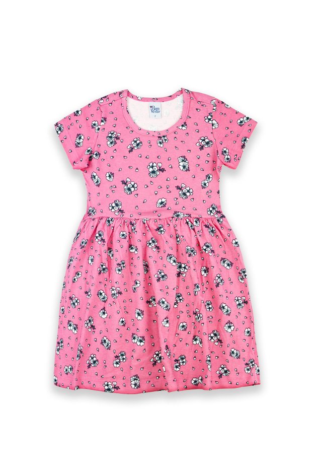 1 2823 vestido bebe menina em meia malha bem vestir