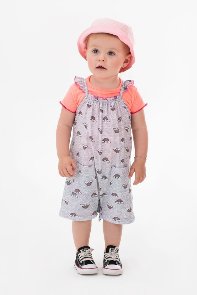 16 0051 conjunto bebe menina blusa e jardineira bem vestir e 268