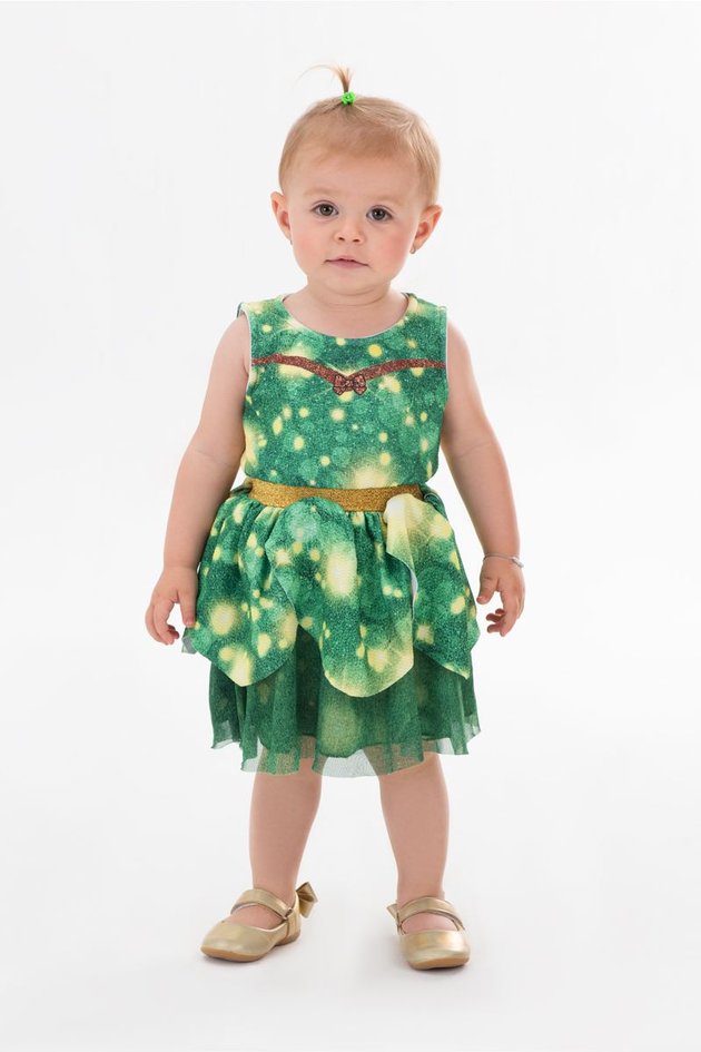1 0007 1 vestido infantil menina fantasia fada verde em poliester e 287
