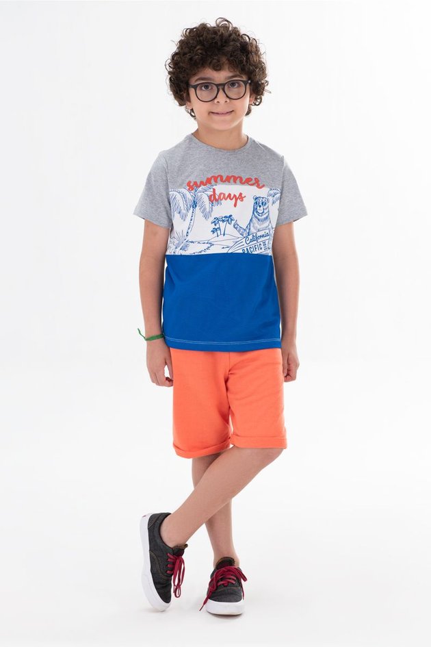 16 0018 camiseta infantil menino em meia malha com recortes bem vestir e 624