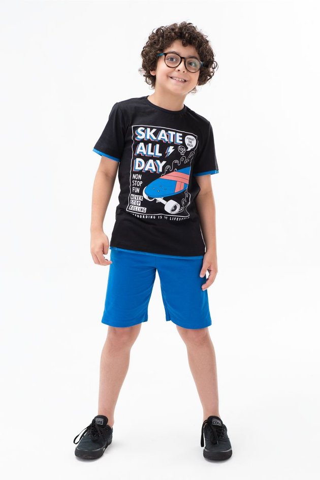 16 0027 camiseta infantil menino em meia malha bem vestir e 581