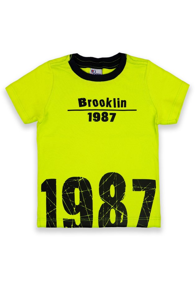 1 2764 camiseta bebe menino em meia malha bem vestir