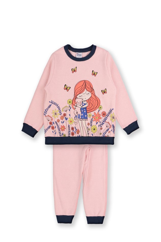 1 3129 conjunto moletom feminino bem vestir
