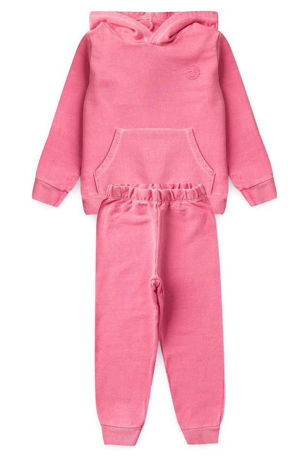 Conjunto Moletom Infantil Feminino Estonado Bem Vestir