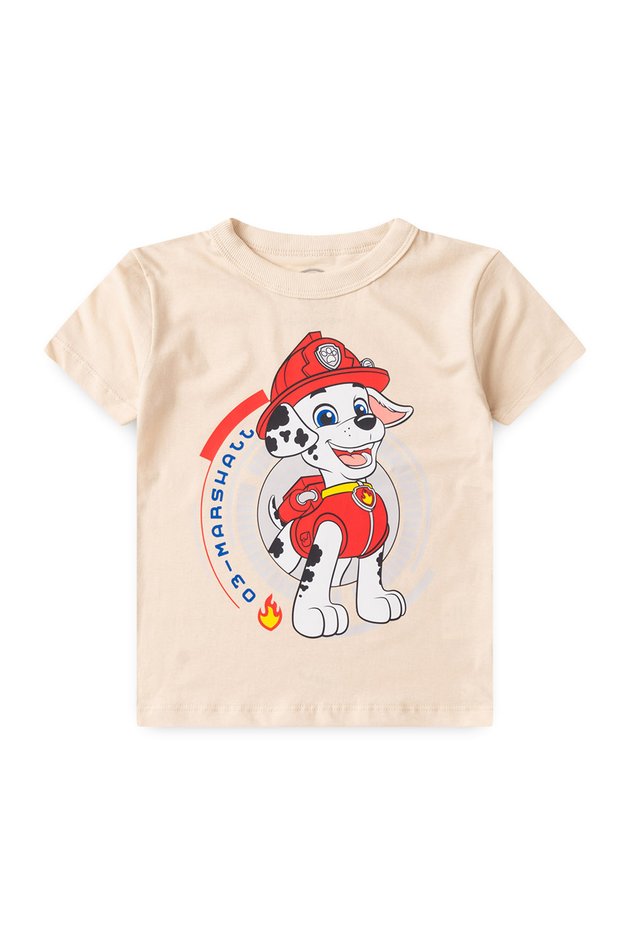 Pijama Roupa Patrulha Canina Cea Camiseta Infantil Masculina